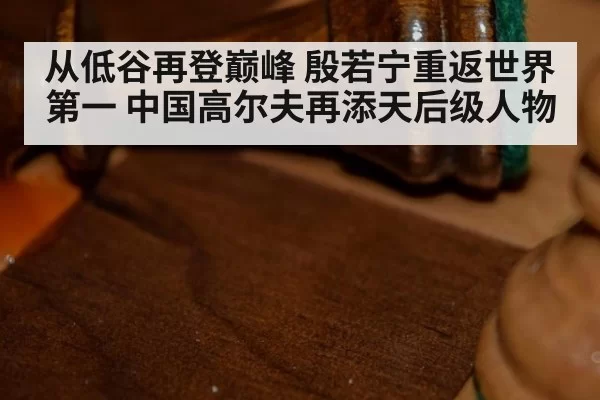 从低谷再登巅峰 殷若宁重返世界第一 中国高尔夫再添天后级人物